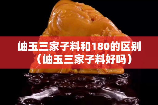 岫玉三家子料和180的区别（岫玉三家子料好吗）