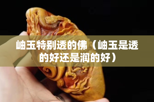 岫玉特别透的佛（岫玉是透的好还是润的好）