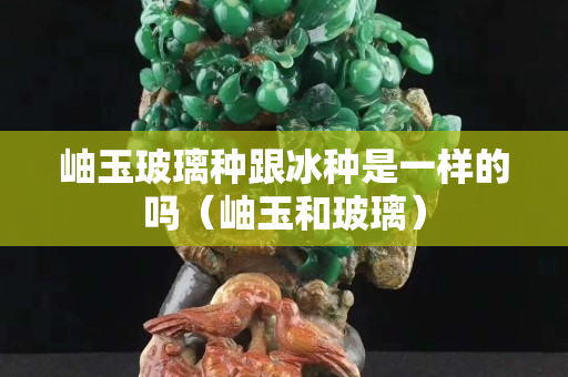 岫玉玻璃种跟冰种是一样的吗（岫玉和玻璃）