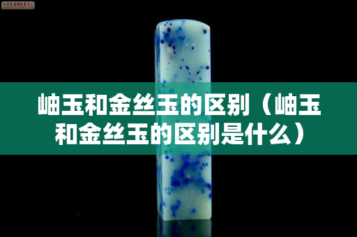 岫玉和金丝玉的区别（岫玉和金丝玉的区别是什么）