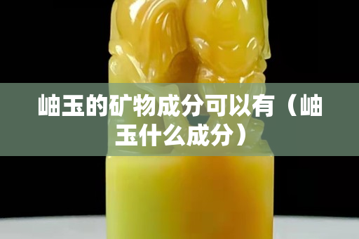 岫玉的矿物成分可以有（岫玉什么成分）