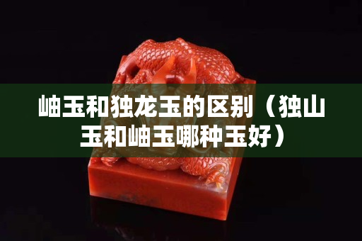 岫玉和独龙玉的区别（独山玉和岫玉哪种玉好）