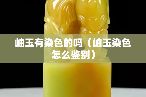 岫玉有染色的吗（岫玉染色怎么鉴别）