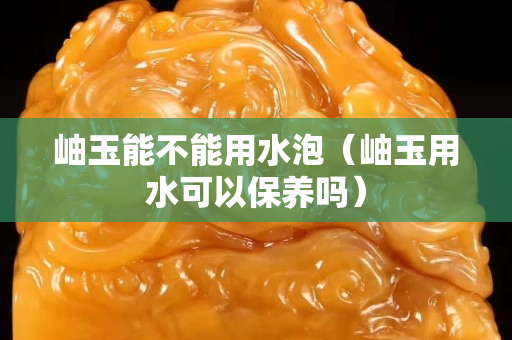 岫玉能不能用水泡（岫玉用水可以保养吗）