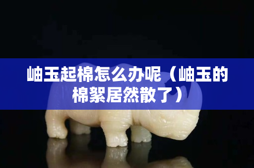 岫玉起棉怎么办呢（岫玉的棉絮居然散了）