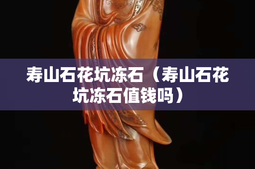 寿山石花坑冻石（寿山石花坑冻石值钱吗）