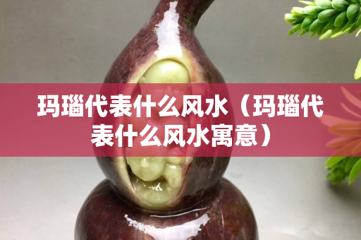 玛瑙代表什么风水（玛瑙代表什么风水寓意）