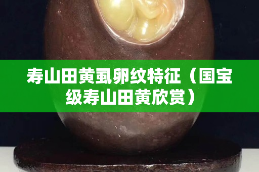 寿山田黄虱卵纹特征（国宝级寿山田黄欣赏）