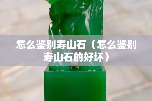 怎么鉴别寿山石（怎么鉴别寿山石的好坏）