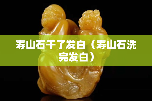 寿山石干了发白（寿山石洗完发白）