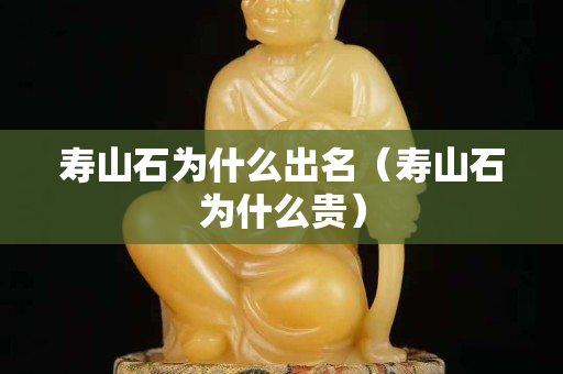 寿山石为什么出名（寿山石为什么贵）