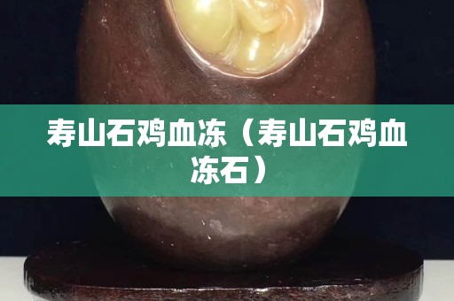 寿山石鸡血冻（寿山石鸡血冻石）