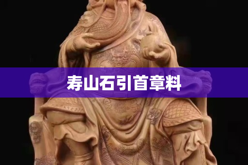 寿山石引首章料