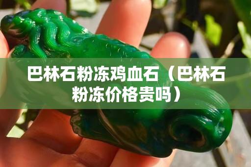 巴林石粉冻鸡血石（巴林石粉冻价格贵吗）