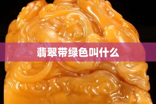 翡翠带绿色叫什么