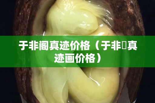 于非阁真迹价格（于非闇真迹画价格）