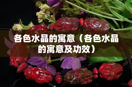 各色水晶的寓意（各色水晶的寓意及功效）