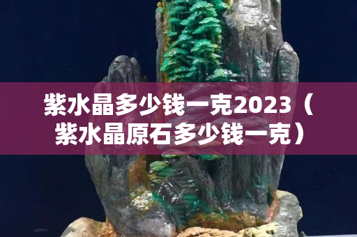 紫水晶多少钱一克2023（紫水晶原石多少钱一克）